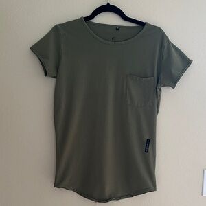 Alphalete Men’s Olive Short Sleeve Tee Small EUC